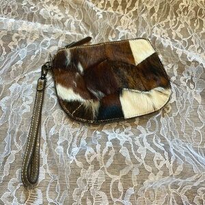 Tony Lama Cowhide Leather Wristlet